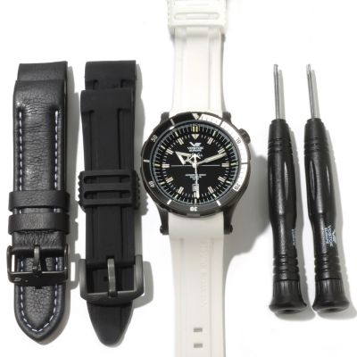 Vostok-Europe Dakar Rally Anchar Edition with Three Straps and Dry Box