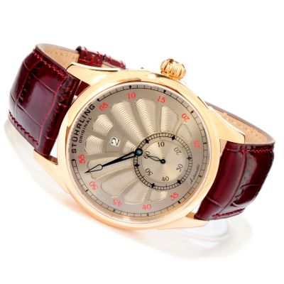 Stuhrling Original Men's Patriarch Automatic Strap Watch