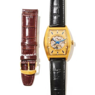 Stuhrling Original Men's Millennia Visionaire Automatic Strap Watch