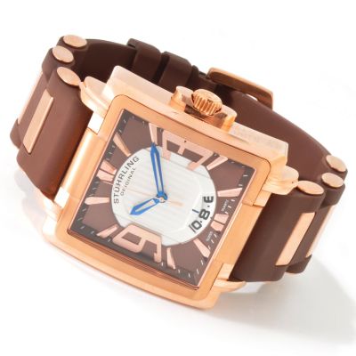619-480 - St&uuml;hrling Original Men's Il Capo Classic Quartz Rubber Strap Watch