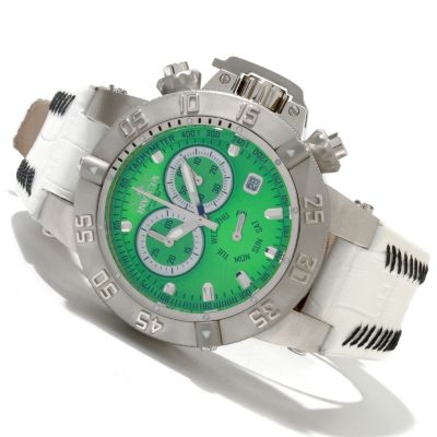 619-491 - Invicta Women's Subaqua Noma III Quartz Chronograph Stainless Steel Leather Strap Watch