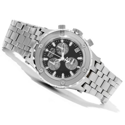 INVICTA RESERVE MID SPEC SUBAQUA SWISS CHRONO STAINLESS BRACELET W/ 8 SLOT DC