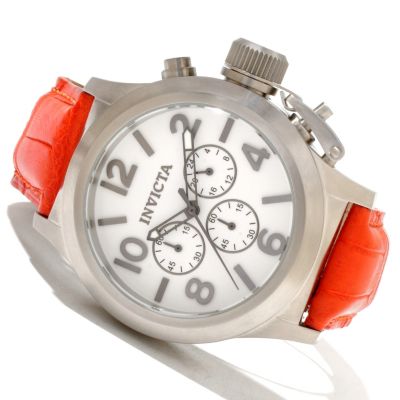 619-527 - Invicta Men's Corduba Quartz Chronograph Alligator Strap Watch