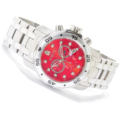 INVICTA MEN'S SCUBA QUARTZ CHRONOGRAPH STAINLESS BRACELET WATCH