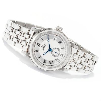 619-626 - Gevril Men's Madison Limited Edition Swiss Made Automatic Stainless Steel Bracelet Watch