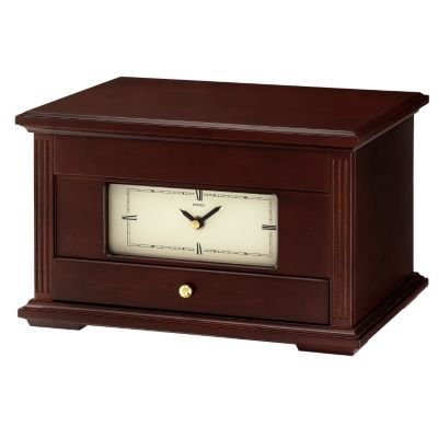 SEIKO WOODEN JEWELRY DESK CLOCK