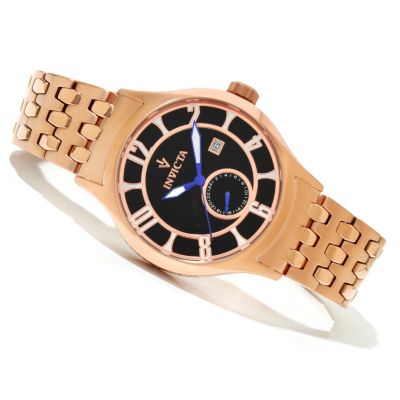 INVICTA MEN'S VINTAGE DAY & DATE QUARTZ BRACELET WATCH