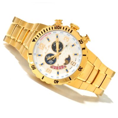 619-679 - Porsamo Bleu Men's Las Vegas Swiss Quartz Chronograph Bracelet Watch