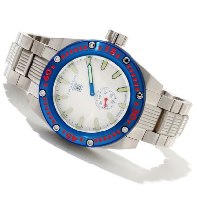 619-693 - Android Men's Powerjet Automatic Jumping Hour Stainless Steel Bracelet Watch