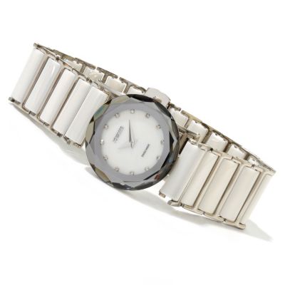 619-733 - Jowissa Women's Safira 99 Swiss Made Quartz Mother-of-Pearl Bracelet Watch
