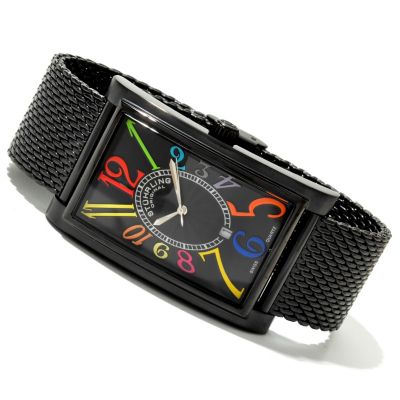 Stuhrling Original Men's Empire Ozzie Elite Quartz Mesh Bracelet Watch