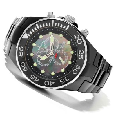 Android Men's Hercules MOP Quartz Chronograph Ceramic Bracelet Watch