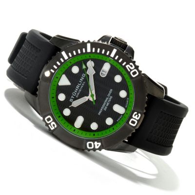 619-835 - St&uuml;hrling Original Men's Atlantis Sport Quartz Stainless Steel Strap Watch 