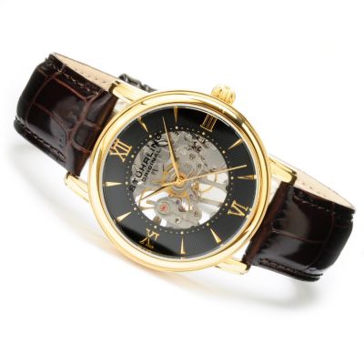 Stuhrling Original Men's Chamberlain Mechanical Strap Watch