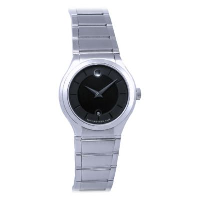 619-876 - Movado Women's Quadro Swiss Made Quartz Stainless Steel Bracelet Watch