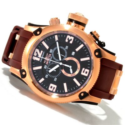 INVICTA MEN'S RUSSIAN DIVER ANNIV. ED. QUARTZ CHRONO STRAP WATCH