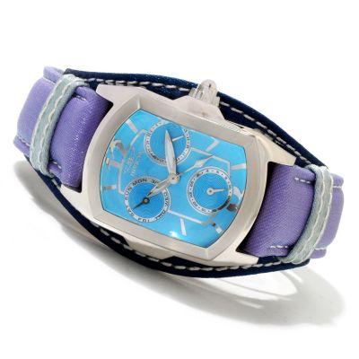 619-930 - Invicta Women's Lupah Couture Quartz Stainless Steel Leather Strap Watch