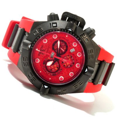 INVICTA MEN'S SUBAQUA NOMA IV SWISS QUARTZ CHRONO RUBBER STRAP WATCH