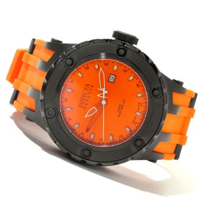 INVICTA RESERVE MEN'S SPECIALTY SUBAQUA SWISS QUARTZ GMT RUBBER STRAP WATCH