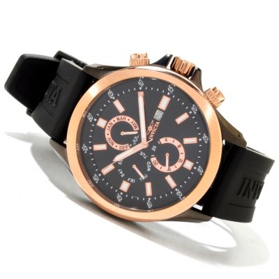 INVICTA MEN'S SPECIALTY QUARTZ MULTI-FUNCTION POLY STRAP WATCH