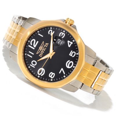 INVICTA MEN'S SPECIALTY QUARTZ MOVEMENT STAINLESS STEEL BRACELET WATCH