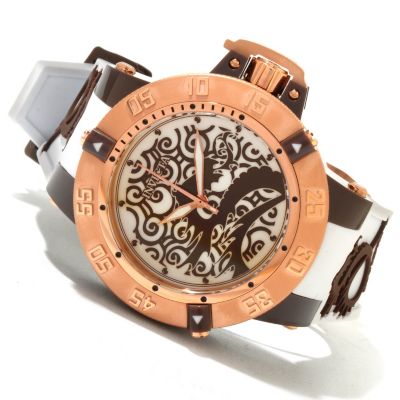 620-007 - Invicta Men's Subaqua Noma III Quartz Artist Dragon Silicone Strap Watch