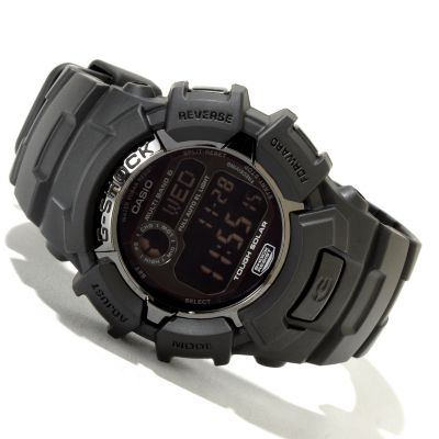 Casio G Shock Black Out Tough Solor Power strap watch