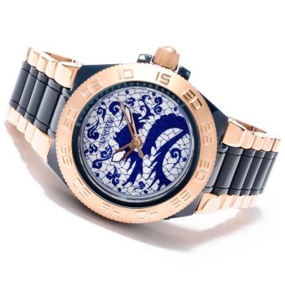 INVICTA MEN'S SUBAQUA NOMA III ARTIST DRAGON QUARTZ STAINLESS BRACELET WATCH