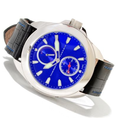 Android Men's Velocity Power Reserve Automatic Leather Strap Watch