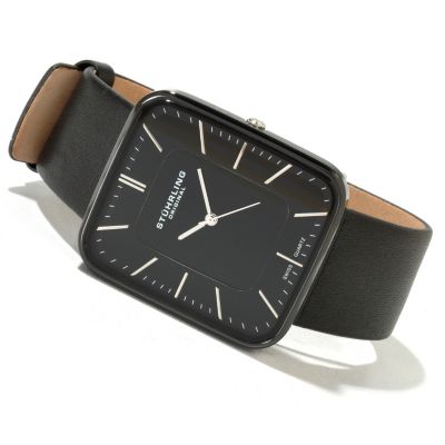 Stuhrling Original Men's Bovada Quartz Ceramic Strap Watch