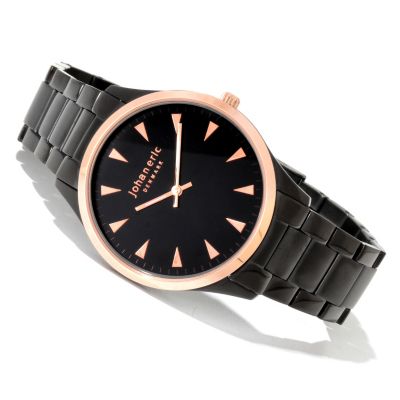 620-170 - Johan Eric Men's Helsingor Quartz Stainless Steel Bracelet Watch 