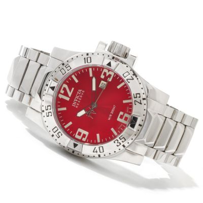 620-187 - Invicta Reserve Men's Excursion High Polish Swiss Made Quartz Stainless Steel Bracelet Watch