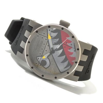 INVICTA MEN'S DNA "BOMBER" QUARTZ SILICON STRAP WATCH