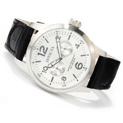 INVICTA MEN'S I FORCE QUARTZ DAY & DATE STRAP WATCH W/ 8DC