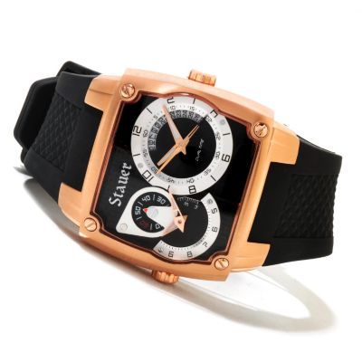 Stauer Volante Dual Time Strap Watch