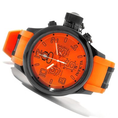 INVICTA MEN'S RUSSIAN DIVER QUARTZ CHRONO STRAP WATCH