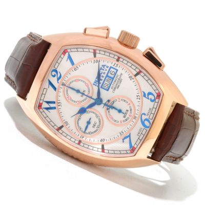 INVICTA RESERVE MEN'S SPECIALTY SWISS AUTO CHRONO VALJOUX STRAP WATCH