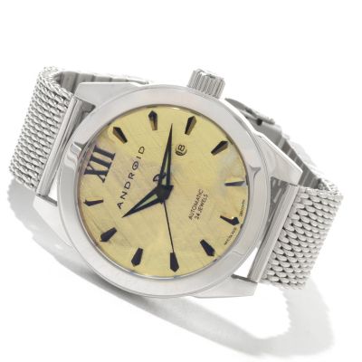 620-361 - Android Men's Vertigo 9015 Automatic Stainless Steel Bracelet Watch