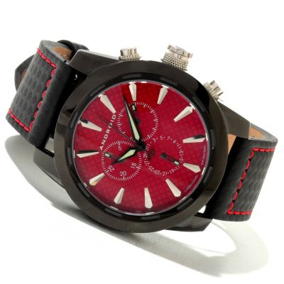 Android Men's Caprice Chrono Quartz Leather Strap Watch