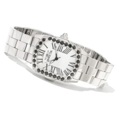 620-365 - Invicta Women's Lupah Limited Edition Quartz Black Spinel Stainless Steel Bracelet Watch 