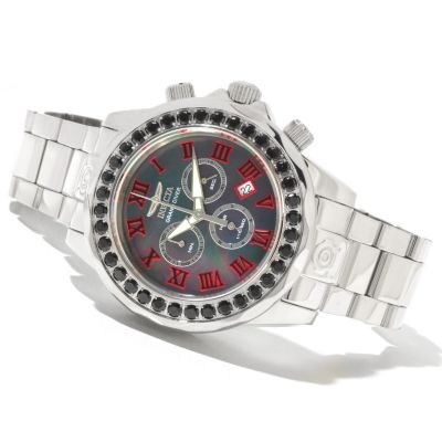 620-367 - Invicta Men's Grand Diver Limited Edition Swiss Made Quartz Chronograph Black Spinel Bracelet Watch