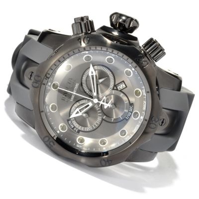 INVICTA RESERVE MEN'S VENOM MONOTONE QUARTZ CHRONOGRAPH STRAP WATCH