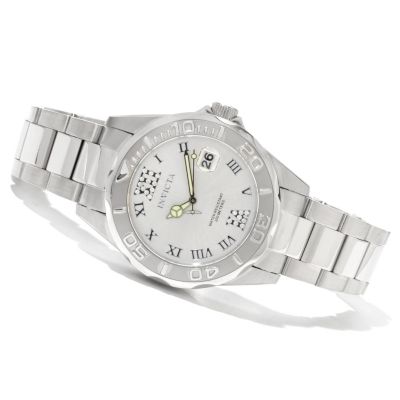 INVICTA WOMEN'S PRO DIVER QUARTZ DATE BRACELET WATCH W/ COLLECTOR'S BOX