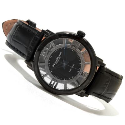 Stuhrling Original Women's Lady Winchester Quartz Leather Strap Watch