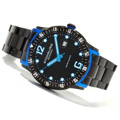 Stuhrling Original Men's Trofeo Quartz Stainless Steel Bracelet Watch