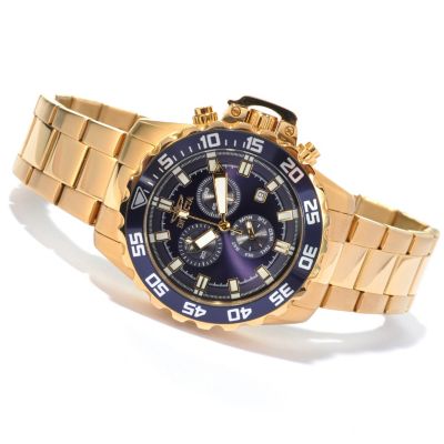 INVICTA MEN'S PRO DIVER QUARTZ CHRONO BRACELET WATCH W/ DIVE CASE