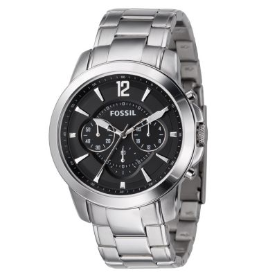 620-539 - Fossil Men's Quartz Chronograph Stainless Steel Bracelet Watch