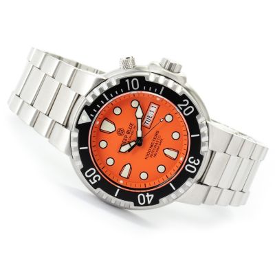 620-656 - Deep Blue Men's Sea Diver 1000 Automatic Stainless Steel Bracelet Watch 