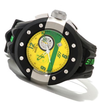 INVICTA MEN'S S1 RALLY QUARTZ CHRONOGRAPH POLYURETHANE STRAP WATCH