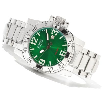620-659 - Invicta Reserve Men's Excursion Swiss Made Quartz High Polish Stainless Steel Bracelet Watch